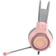 Slušalice Xrike GH515P gejmerske sa mikrofonom i 7 boja pozadinskog osvetljenja za PS4/PS5/Xbox One/PC/telefon roze