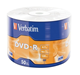 DVD-R VERBATIM 4.7GB 16X MATT SILVER WRAP 1/50 43788