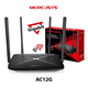 Wireless router 2.4/5GHz Mercusys AC12G AC1200 3GLAN+1GWAN