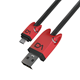 Kabl USB-microUSB Delicate-Amazing DT0011M 1.0m 2A crveni